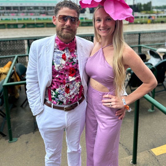 Hello Molly Adrianna Lilac Jumpsuit - Picture 3 of 3